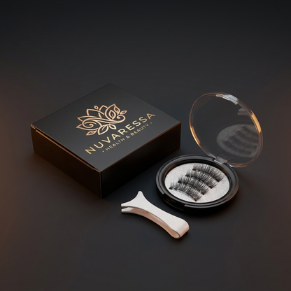 Nuvaressa™ Magnetic False Eyelashes - close-up detail