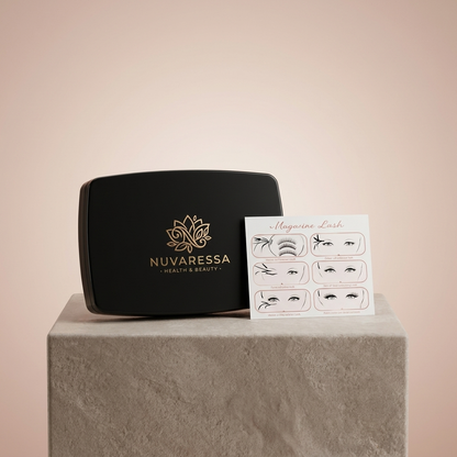 Nuvaressa™ Magnetic Eyelash Set with Clip - stone pedestal display